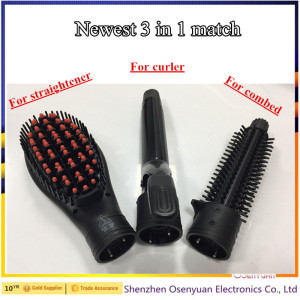 Wholesale Products Automatic 3 in 1 Hair Straightener and Curling Iron